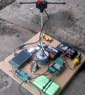 Free "Antenna Builder's Toolbox" contains build detail and code for ANTENNA PATTERN TAKING. This build can be scaled for full size antennas.