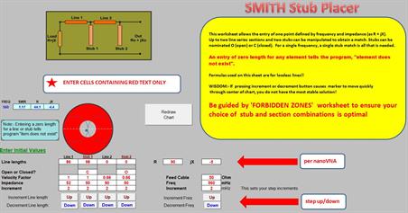 Free "Antenna Builder's Companion" STUB PLACER interactive sheet