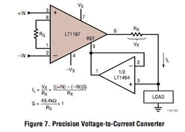 LT1167 microcurrent generator