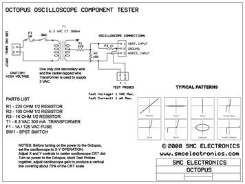 Legacy X/Y tester used ac transformer. Replaced by author's new hand held, battery powered, X/Y tester