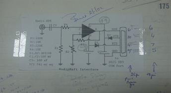 Data slicer enabled the 12 bit code from Elsema garage door controllers to be identified.