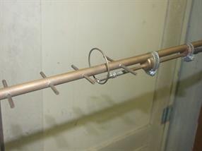 DIY Lambda loop feed for  yagi useds split sheath balun