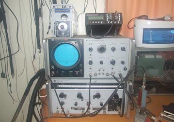 Vintage Scalar Analyser setup produced printable traces using free 'scalar.c' software