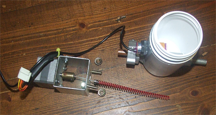 Arduino controlled stepper drives micro seeder screw auger Arduino controlled stepper drives micro seeder screw auger