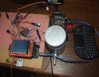 Arduino controlled stepper drives micro seeder screw auger is keyboard controlled Arduino controlled stepper drives micro seeder screw auger is keyboard controlled