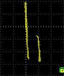 10 mATunnel diode on curve tracer, sharp switch point