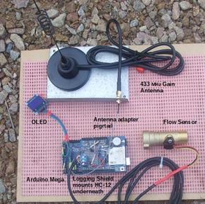 Automated Arduino based spray logger gives a GPS location for every flow in spray hose Automated Arduino based spray logger gives a GPS location for every flow in spray hose
