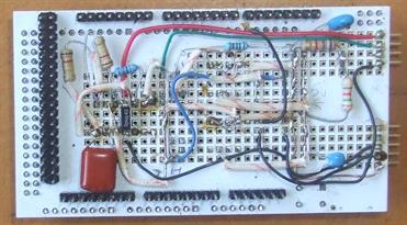 Underside of Octopus X/Y tester on Arduino shield.