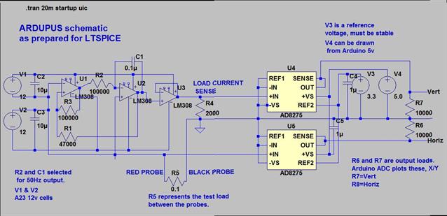 Schematic of Octopus X/Y tester