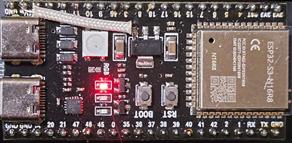 Illustrating a soldered link added to ESP32-S3 to stop burnount of internal board track.