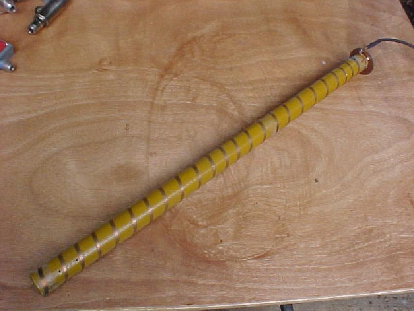 DIY 2.4 GHz reduced groundplane helical antenna DIY 2.4 GHz reduced groundplane helical antenna